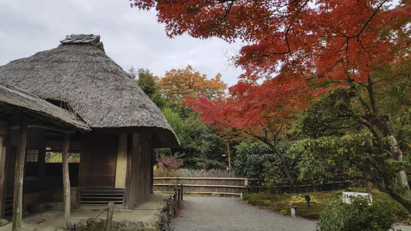 Shigure-tei wewnątrz ogrodów świątynnych Kodaiji w Kioto Japonia — Zdjęcie stockowe