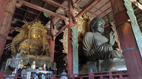 Daibutsu - o grande Buda com Kokuzo Bosatsu - Deuses Chineses — Fotografia de Stock