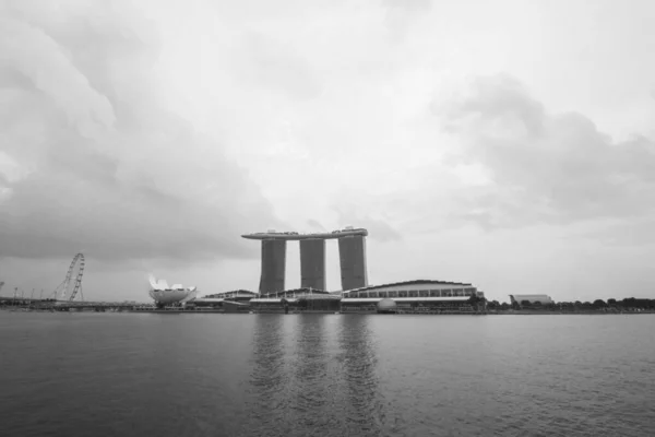 新加坡的Marina Bay Sands综合建筑 — 图库照片