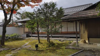 Kyoto Japonya 'daki Kodaiji tapınağı bahçeleri