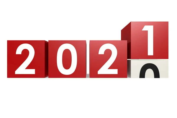 Rok 2021 se blíží — Stock fotografie