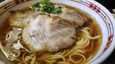 Char Siu Domuz Ramen noodle Japonca mangalda 