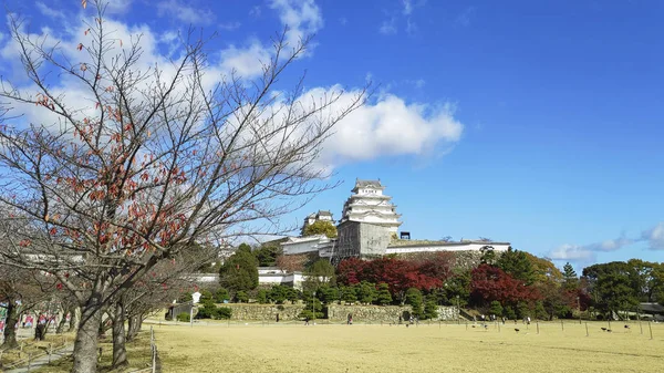 日本兵库县喜弥士城堡秋季 — 图库照片