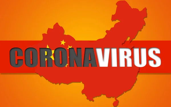 Koncepcja koronawirusa Wuhan 2019-ncov — Zdjęcie stockowe