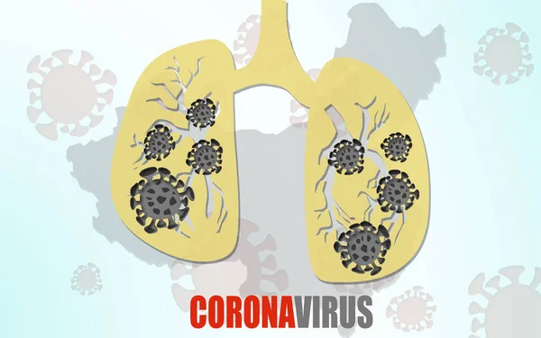 Концепция уханского коронавируса 2019-nCoV — стоковое фото