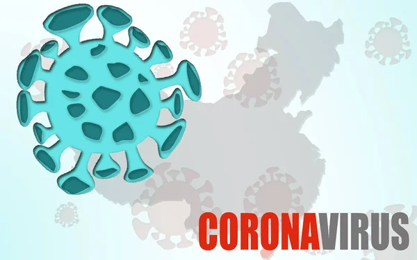 Koncepcja koronawirusa Wuhan 2019-ncov — Zdjęcie stockowe