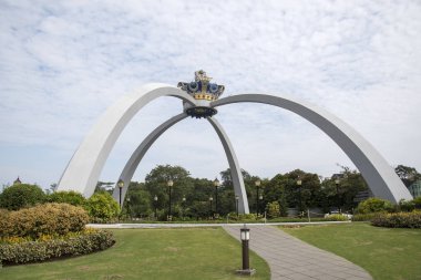 Johor, Malezya 'dan Istana Bukit Serene' e giriş kapısı.