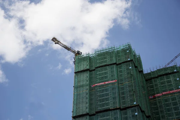 Джогор Бахру Малайзія Лютого 2020 Будівельний Майданчик Нового Будинку Міста — стокове фото