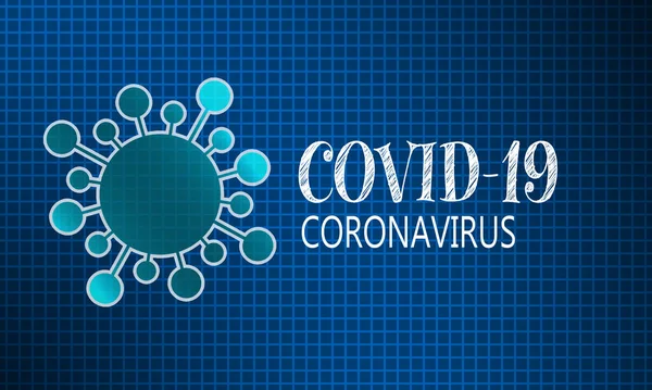 Koncepcja Wirusa Korony Covid Renderowanie — Zdjęcie stockowe
