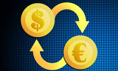 Avro ve Dolar para transfer sembolü, 3D görüntüleme