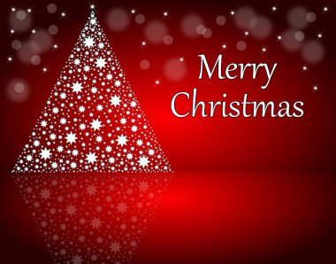 Noel kartı Noeller Noel ağacı 3d çizim ile