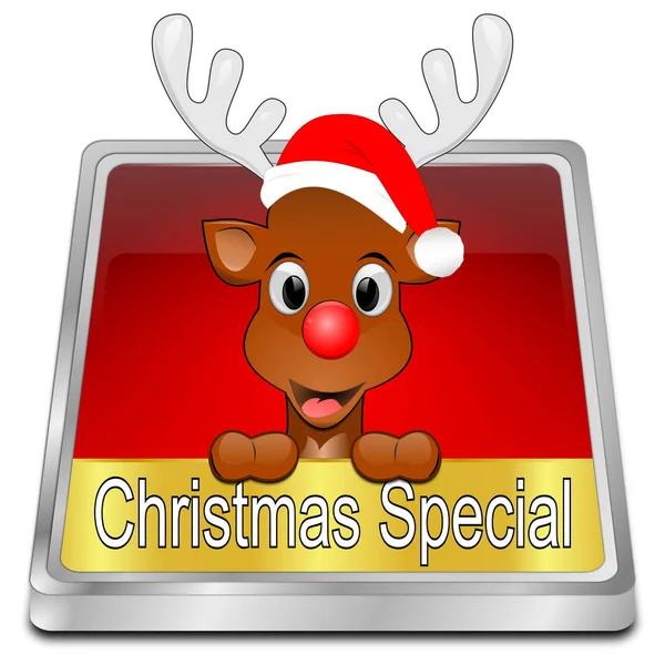 Christmas Special knop - 3d illustratie — Stockfoto