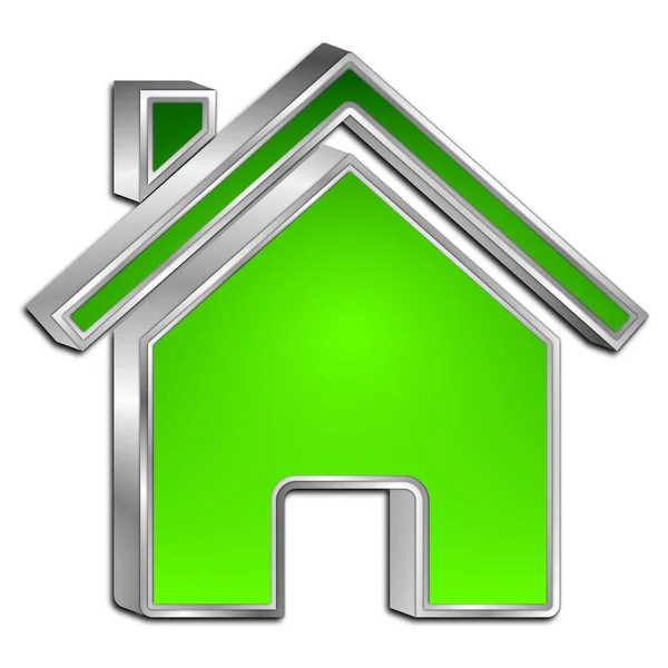 Home Symbol - 3D illustration — Stock Photo, Image