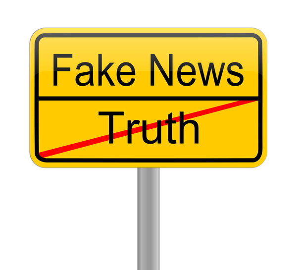 Fake News sign