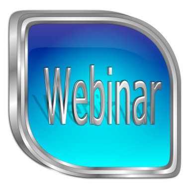 Webinar düğmesi - 3d çizim