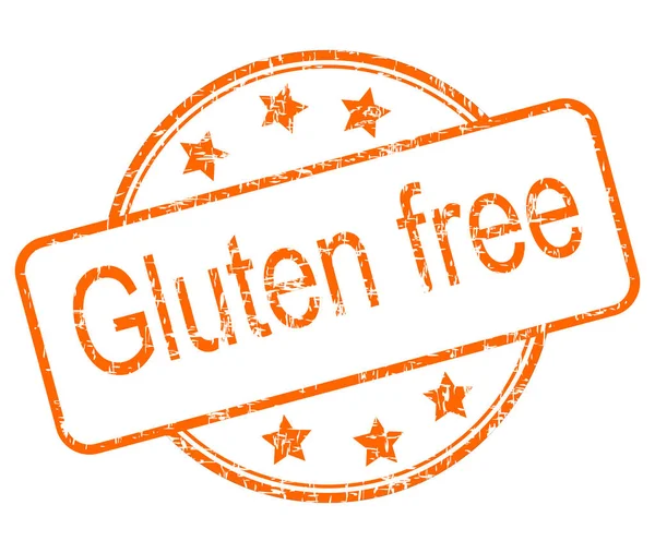 Gluten ücretsiz lastik damgası - illüstrasyon