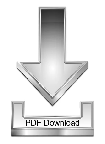 Symbol PDF Download - 3d obrázek — Stock fotografie