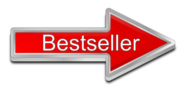 Pulsante freccia Bestseller - Illustrazione 3D — Foto Stock