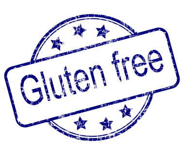 Gluten ücretsiz lastik damgası - illüstrasyon
