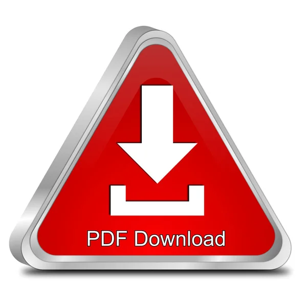 PDF Download knop 3d illustratie — Stockfoto