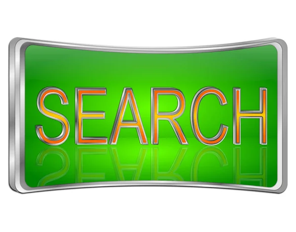 Search button - 3D illustration — Stock Photo, Image