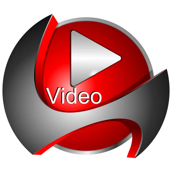 Video düğme - 3d çizim oynamak