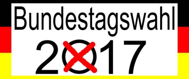 Elections in Germany 2017  Bundestagswahl clipart