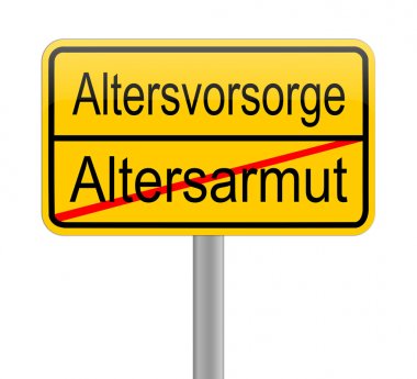 Emeklilik hüküm - yoksulluk yaşlı - Almanca arasında sarı