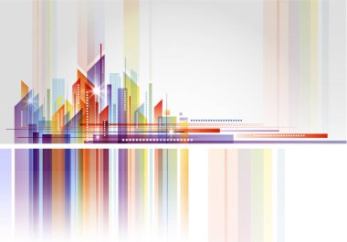 Soyut yapı ve şehir şekil