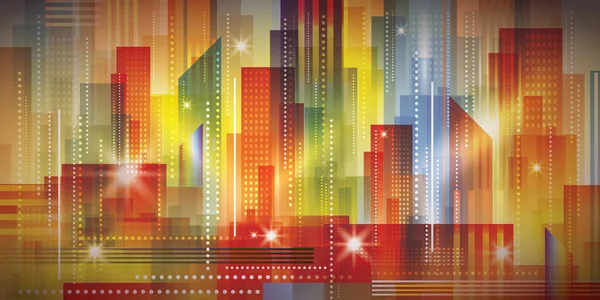 Kentsel cityscape vektör arka plan