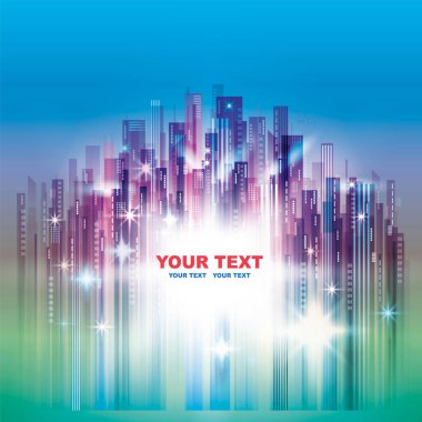 gece şehir arka plan