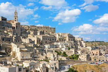 Panoramik bir Matera - İtalya