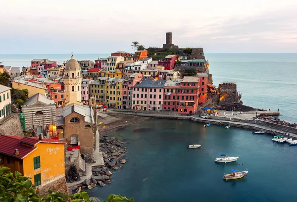 Panoramik, Vernazza - İtalya, cinque Terre'nin