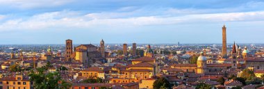 Panoramic view of Bologna - Italy clipart