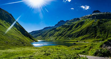 Plains of Switzerland in the Summer clipart