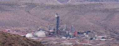 Arizona Maden Tesisi 'nin Çöl manzarası 