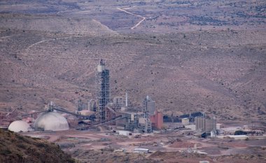 Arizona Maden Tesisi 'nin Çöl manzarası 