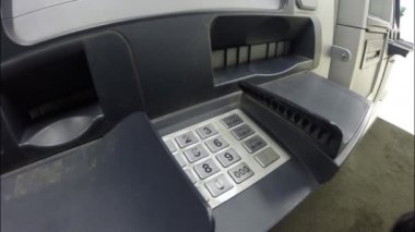 Ufa, Rusya - 11 Kasım 2016: Atm Sberbank. Kart hesap stok yenileme 