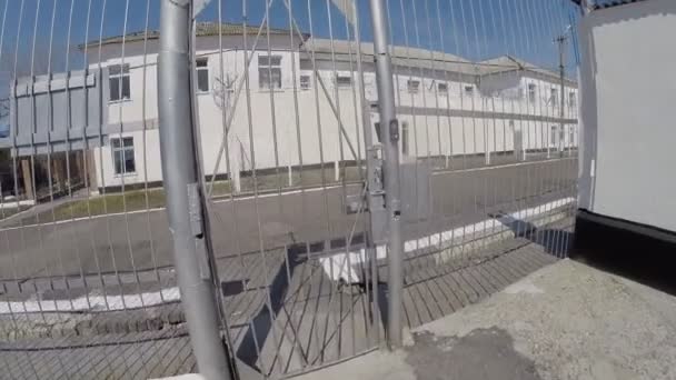 刑務所。刑務所の典型的な風景。ロシアの刑事システム. — ストック動画