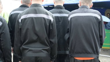 Hapishane. Tipik peyzaj hapishane. Rus ceza sistemi. 