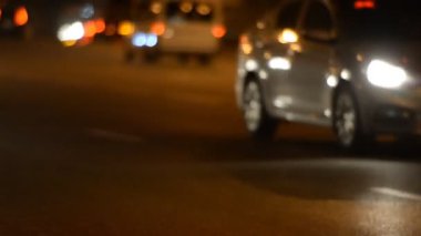 Gece Otomobili Otoyolu