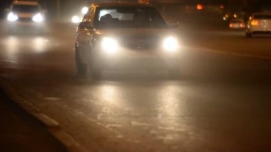 Gece Otomobili Otoyolu
