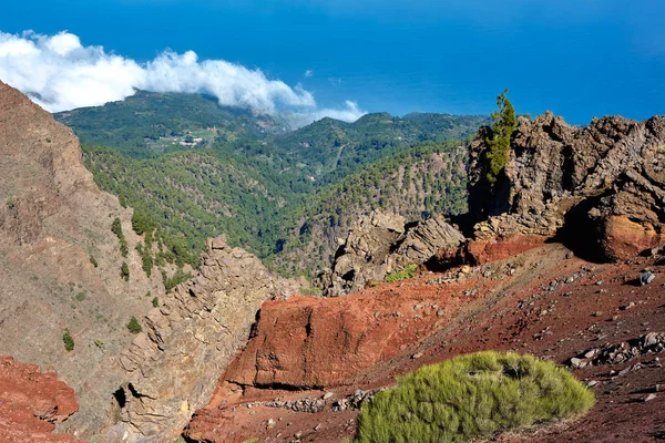 Beklimmen van de bergen van La Palma — Stockfoto