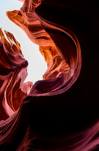 Wzór fal kamień niższe antelope Canyon w stronę Arizona Usa — Zdjęcie stockowe