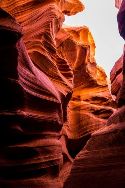 Wzór fal kamień niższe antelope Canyon w stronę Arizona Usa — Zdjęcie stockowe