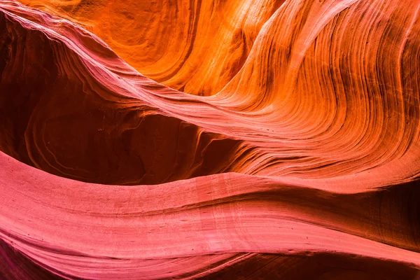 Fala kamień wzór dolnej antelope Canyon w stronę Arizona Usa — Zdjęcie stockowe