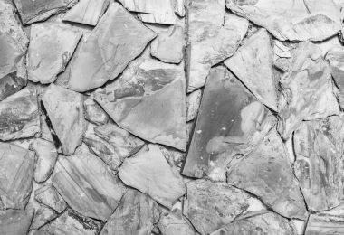 Siyah beyaz görünümü taş granit duvar doku arka plan