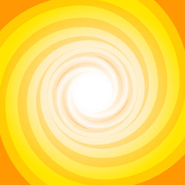 Colorato sfondo ciclone turbinante arancione con spazio per il testo al centro per il concetto di design astratto — Vettoriale Stock
