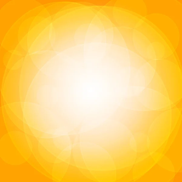 Multi laag van transparant oranje cirkel voor abstracte grafisch ontwerp achtergrond concept — Stockvector