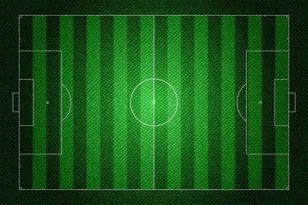 Gerçekçi Denim dokusuna futbol alanı öğesi vektör çizim tasarım concept.jpg